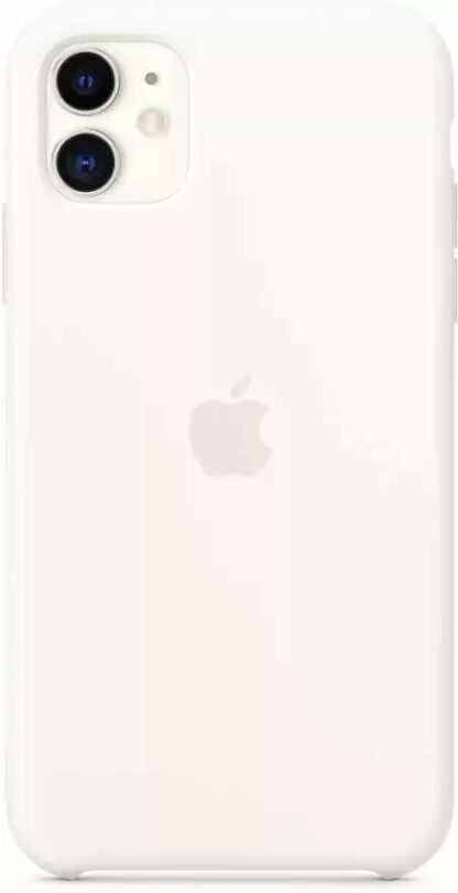 Силиконовый чехол для iPhone  11 Белый