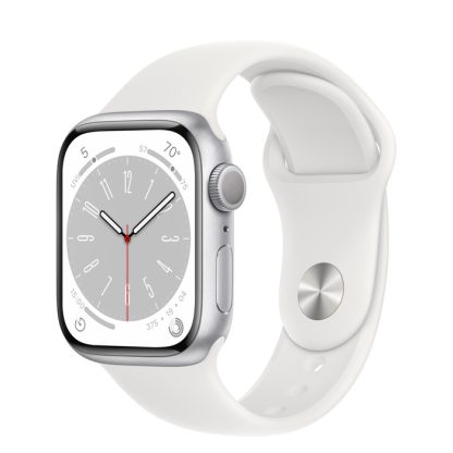Смарт-часы Apple Series 8 GPS 41mm Silver Aluminium/White (MP6V3)