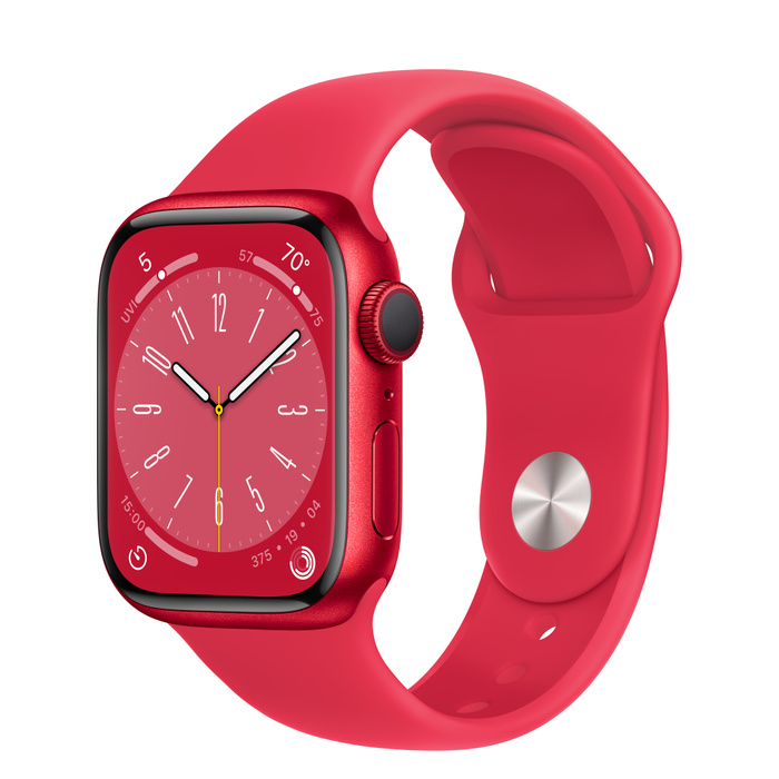 Смарт-часы Apple Series 8 GPS 45mm (PRODUCT)RED Aluminium / (PRODUCT)RED