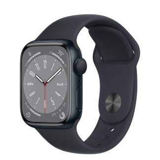 Смарт-часы Apple Series 8 GPS 41mm Midnight Aluminium (MNP53)