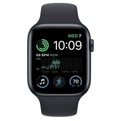 Смарт-часы Apple SE GPS 44mm Midnight Aluminium (MPLT3) (2022)
