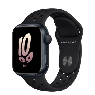 Apple Watch Nike SE GPS 2022, 40 мм, Midnight Aluminum Case with Nike Sport Band Black/Black (MPGN3)