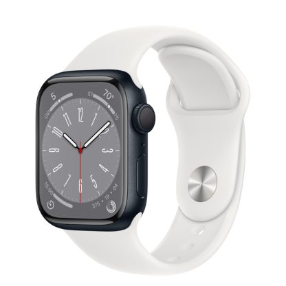 Смарт-часы Apple Series 8 GPS 41mm Midnight Aluminium/White (MP6V3)