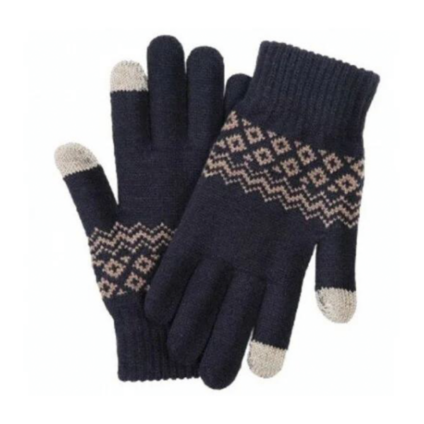 Перчатки Xiaomi для сенсорных экранов FO Touch Wool Gloves Черный