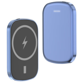 Внешний аккумулятор Magnetic Wireless Power Bank MagSafe 10000mAh Синий