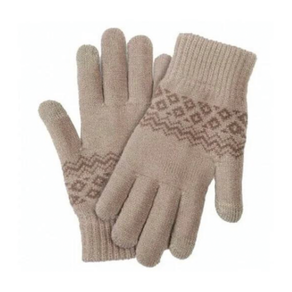 Перчатки Xiaomi для сенсорных экранов FO Touch Wool Gloves Бежевый