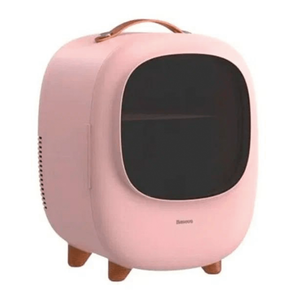 Минихолодильник BASEUS Zero Space (8Л Функция подогрева зимой и охлаждение летом) 220 В EU, розовый