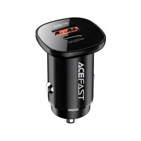 Автомобильное зарядное устройство Acefast B1 мини 38 Вт (USB-C+USB-A)