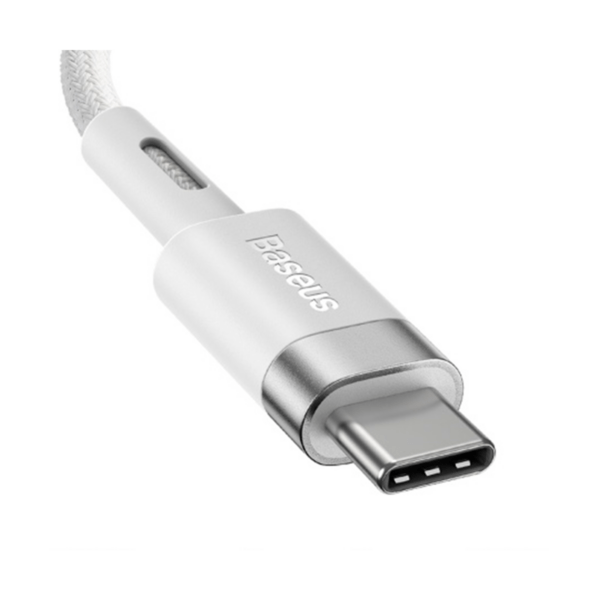 Кабель USB-C BASEUS Zinc Magnetic Series iP Laptop, Type-C - L-shaped, 60W, 2 м, Белый
