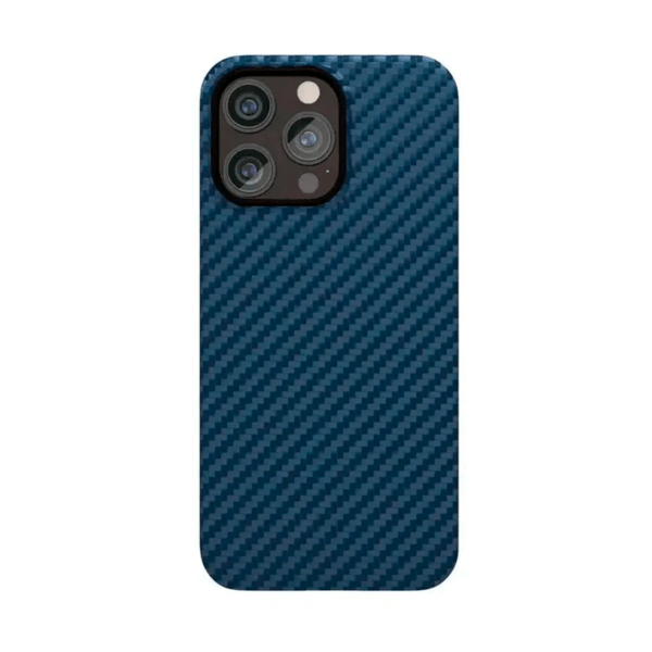 Чехол защитный "vlp" Kevlar Case с MagSafe для iPhone 15 Pro, Темно-синий