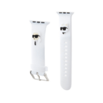 Ремешок Karl Lagerfeld 3D Rubber NFT Karl & Choupette heads для Watch 38/40/41 mm, White