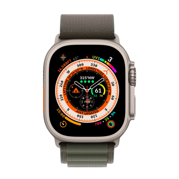 Смарт-часы Apple Watch Ultra 49mm Titanium Green Alpine loop (M)