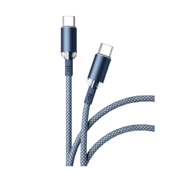 Кабель VLP Diamond Cable USB-C 1.2 м Тёмно-синий